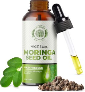 Moringa Seed Oil 1oz Amber Bottle