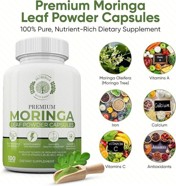 Moringa Leaf Powder Capsules - Image 8