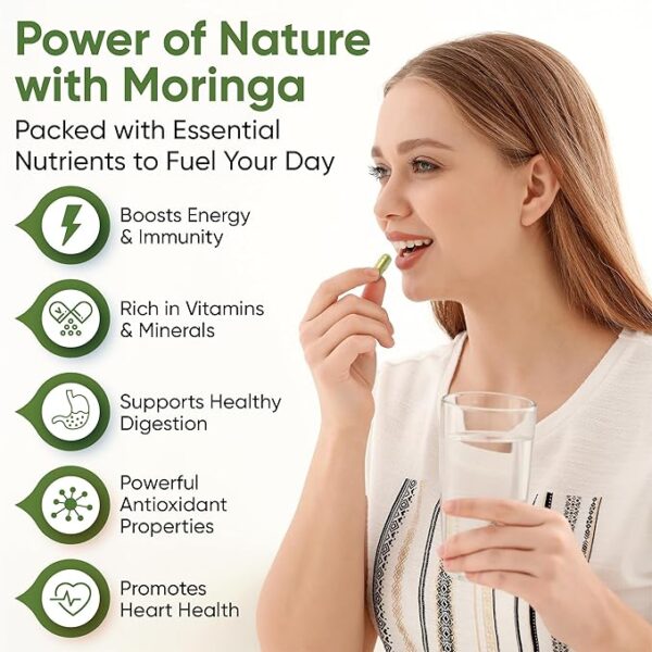 Moringa Leaf Powder Capsules - Image 7
