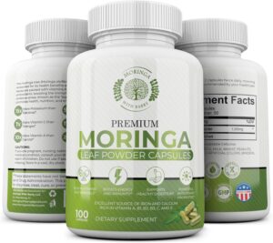 Moringa Leaf Powder Capsules