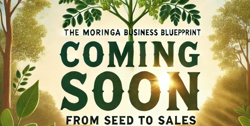 'Coming Soon' image for the course 'The Moringa Business Blueprint_ From Seed to Sales'..webp