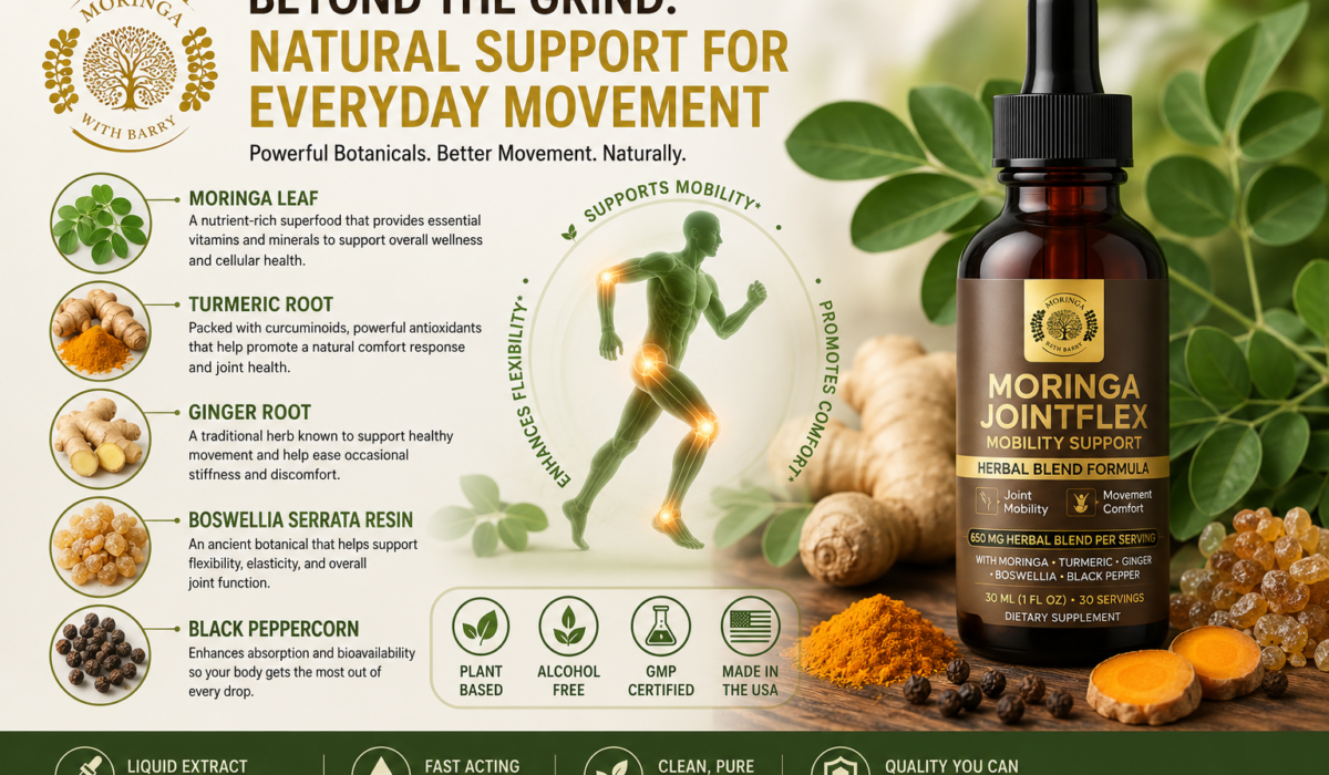 Moringa Joint Flex Mobility Support Extract for Daily Movement