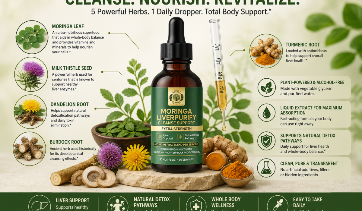 Moringa LiverPurify Cleanse Support