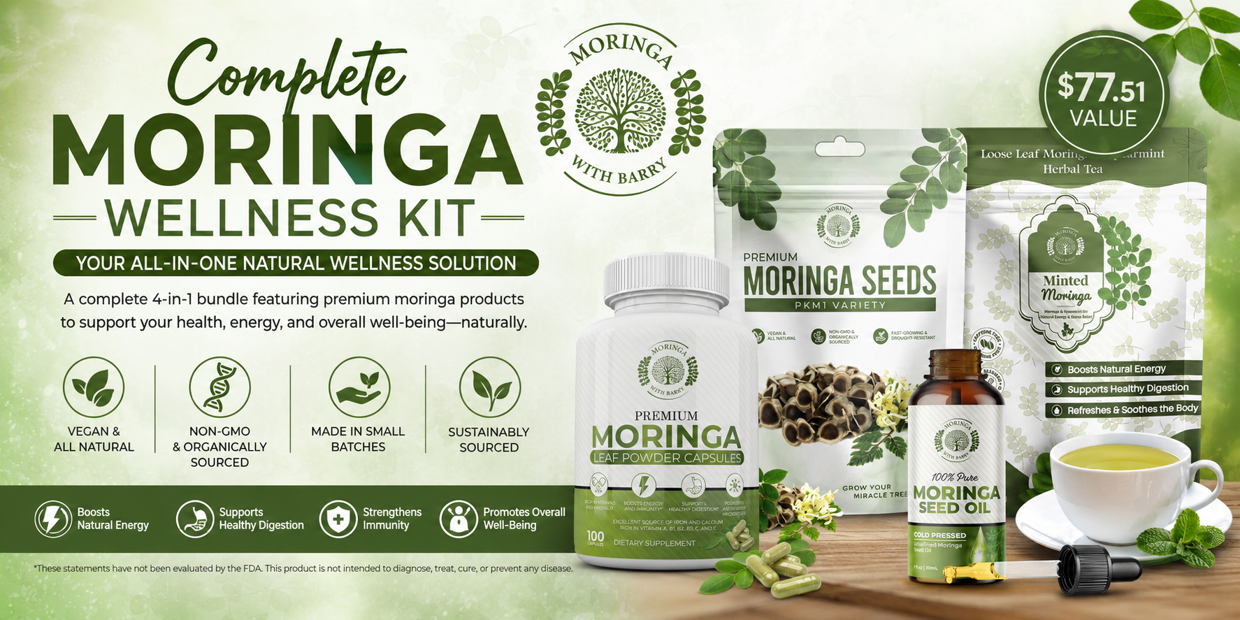 Complete Moringa Wellness Kit
