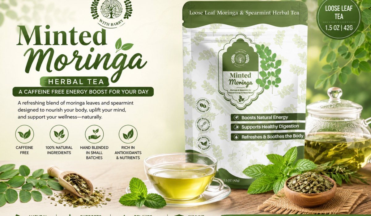 Minted Moringa Herbal Tea