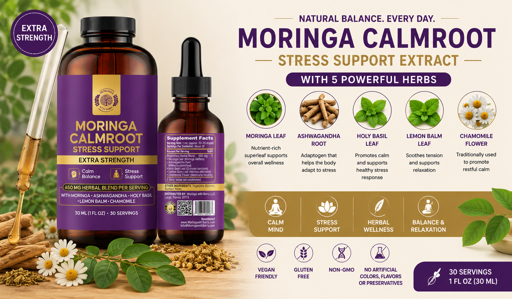 Moringa Calm Root