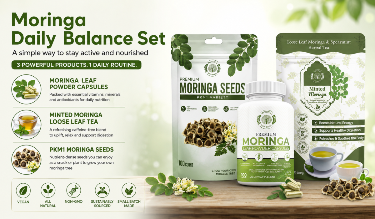 Moringa Daily Balance Set