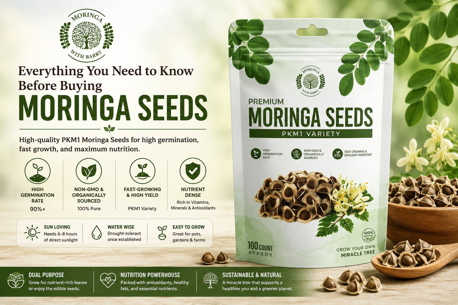 Everything You Need to Know Before Buying Moringa Seeds