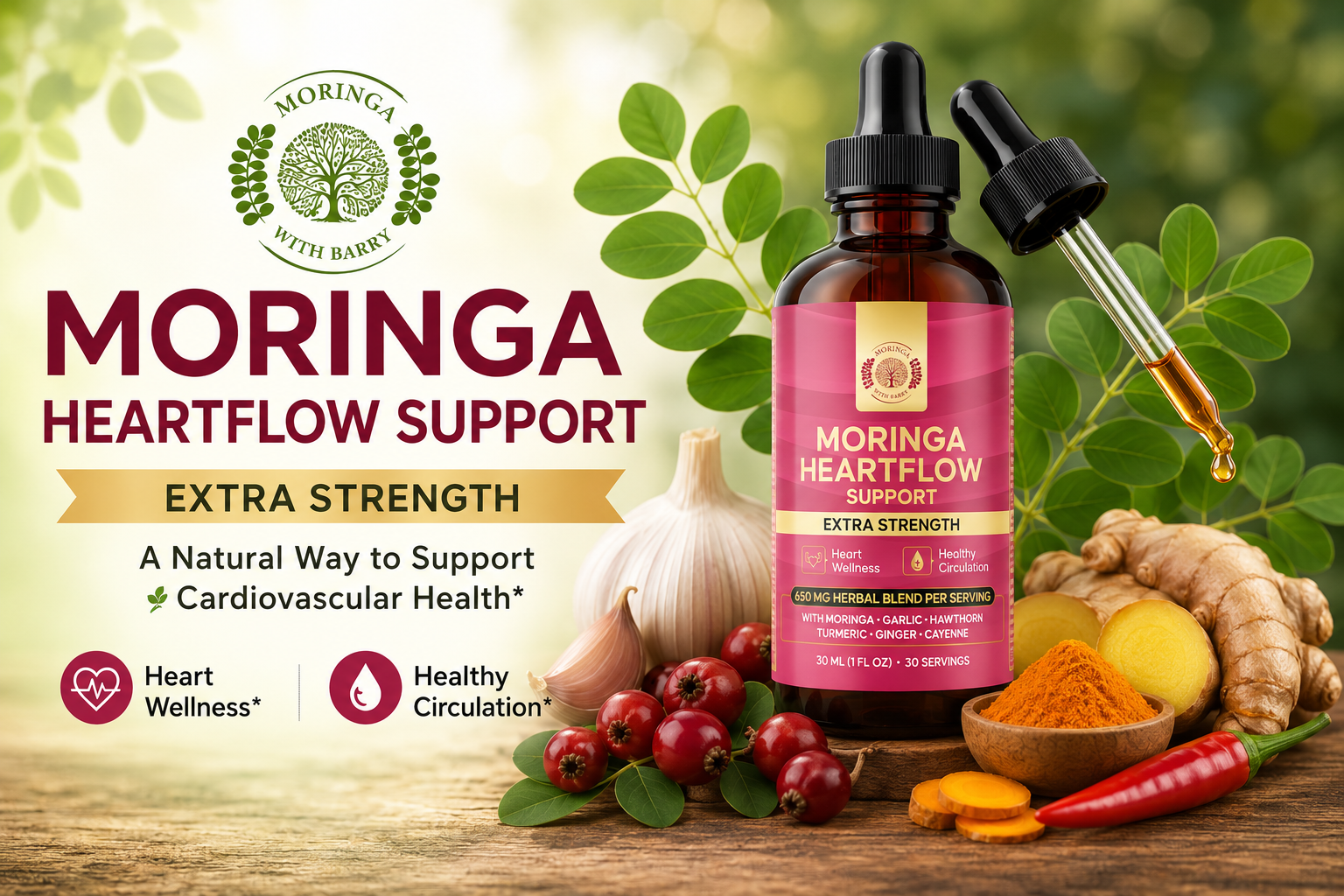 Moringa Heart Flow Support Extract