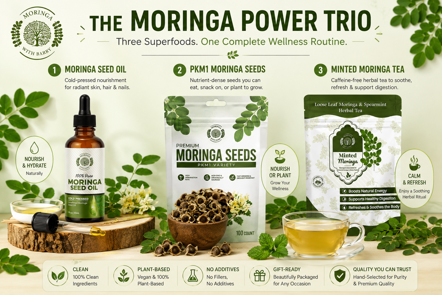 Complete Moringa Wellness Kit